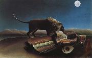 Henri Rousseau Roma s sleep oil painting artist